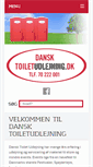 Mobile Screenshot of dansktoiletudlejning.dk
